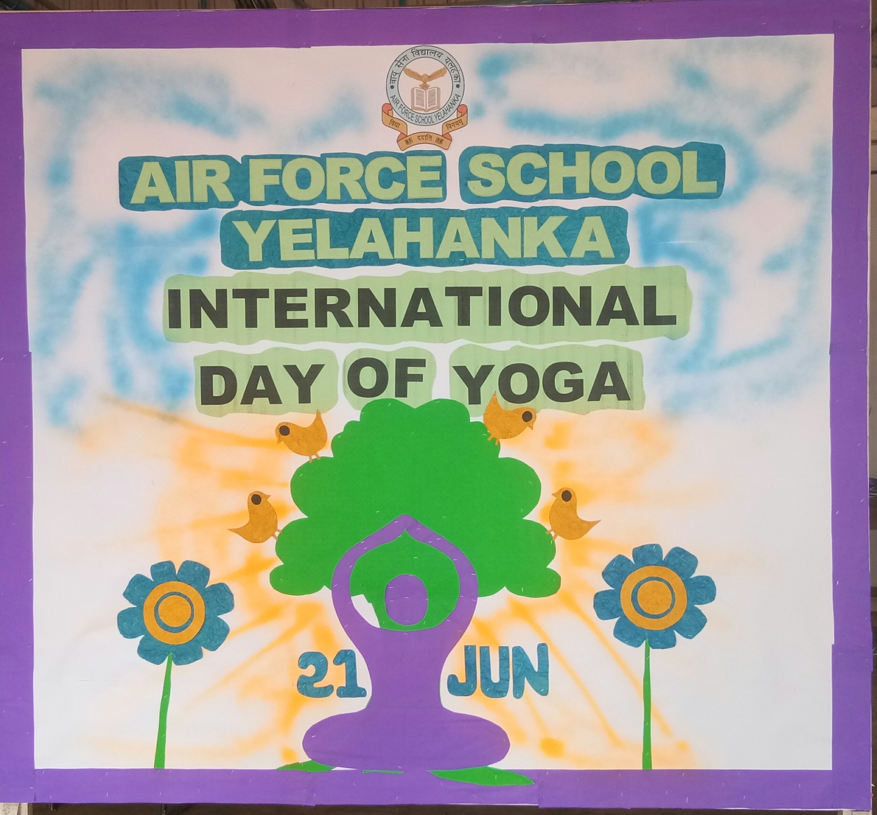 International Day of Yoga 2022 - Airforce School Yelahanka