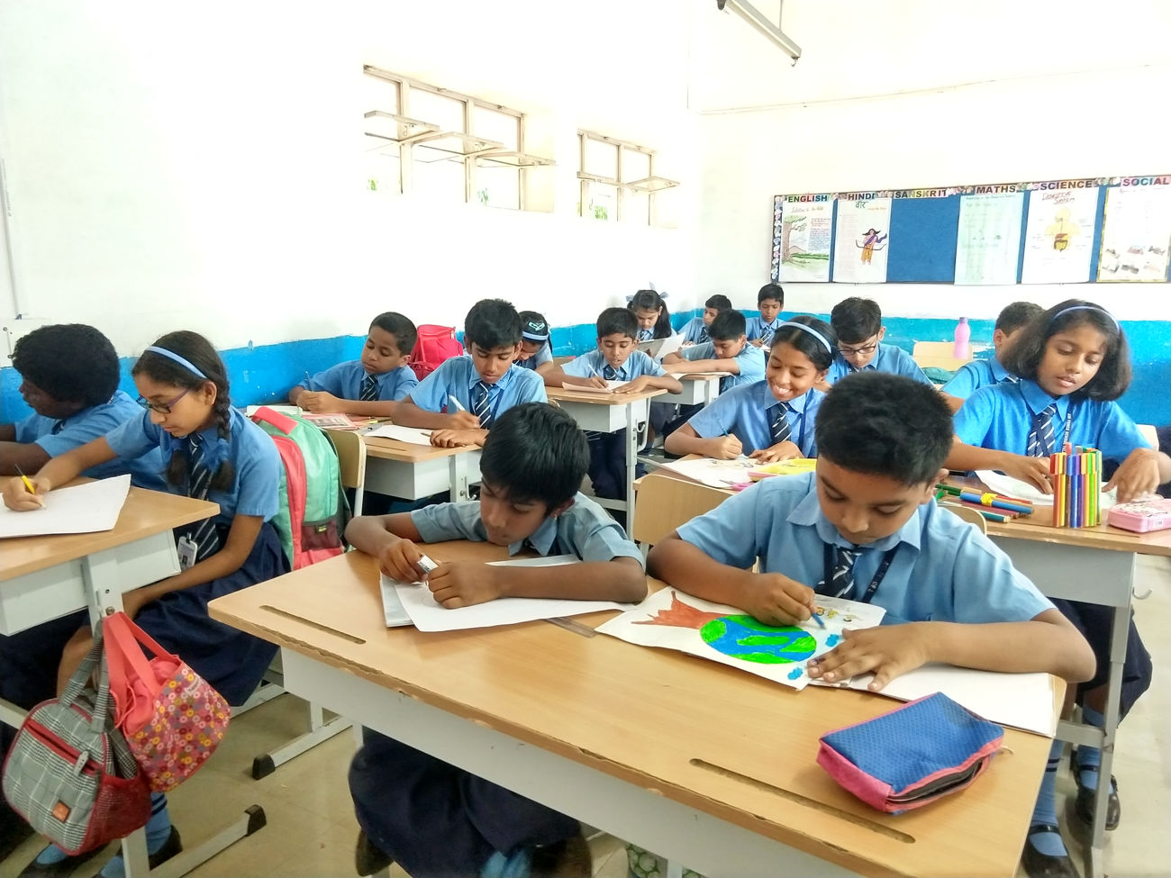 Drawing & Essay - 2019 - 20 - Airforce School Yelahanka