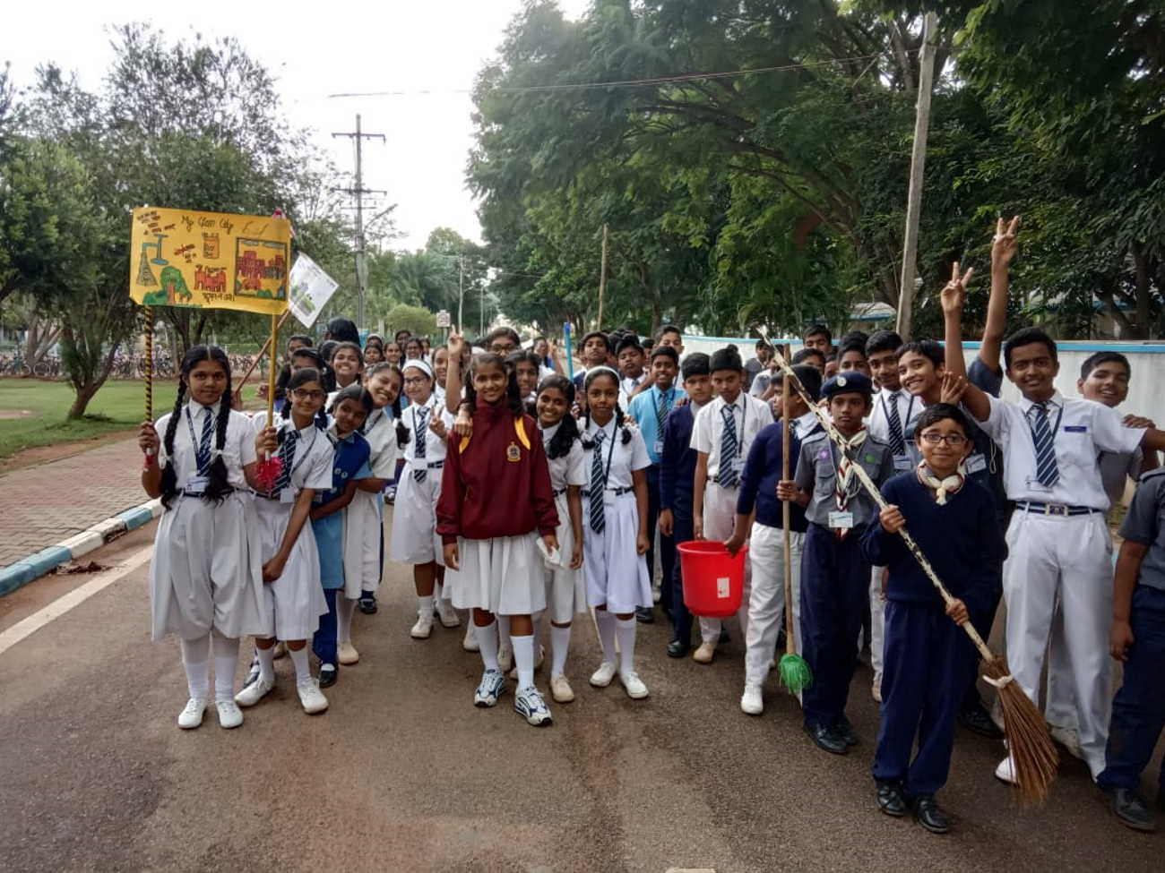 SWACHHATA PAKHWADA 2019 20 - Airforce School Yelahanka