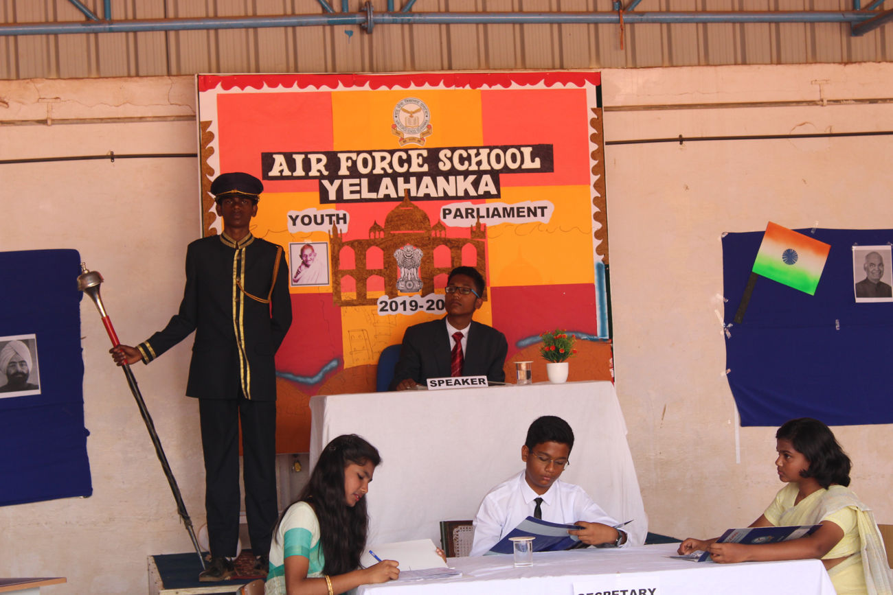 YOUTH PARLIAMENT 2019 - 20 - Airforce School Yelahanka