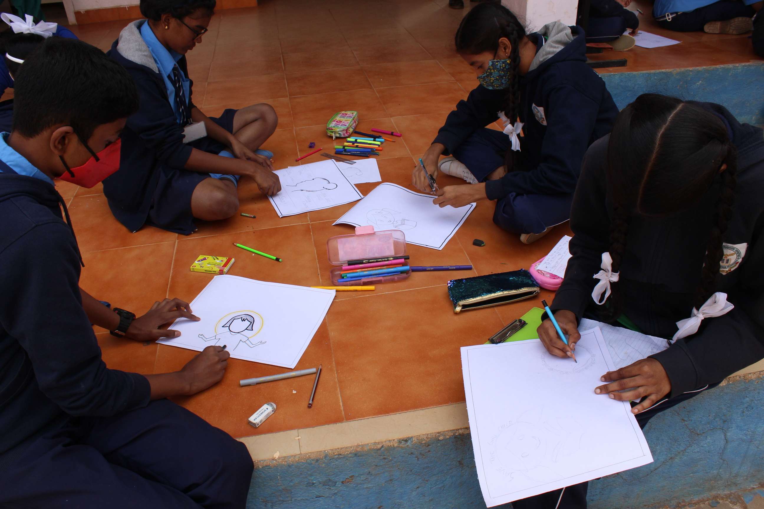 National Girl Child Day - Airforce School Yelahanka