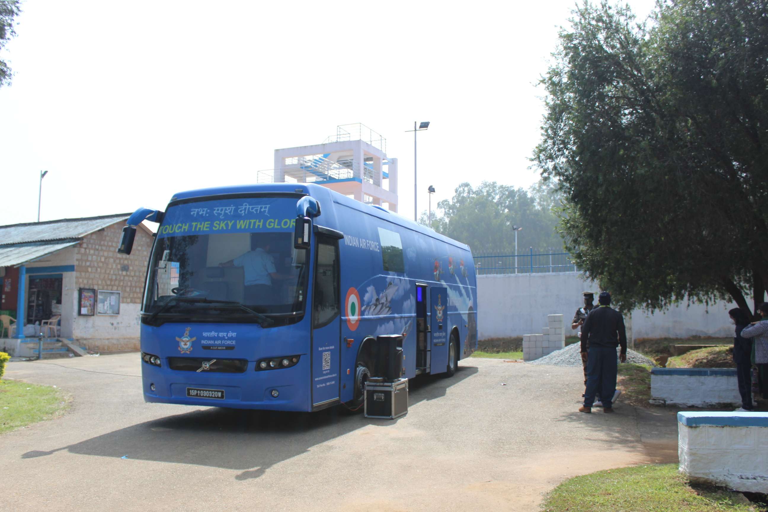 Air Craft Awareness through Air Bus -IAF Yelahanka  - Airforce School Yelahanka