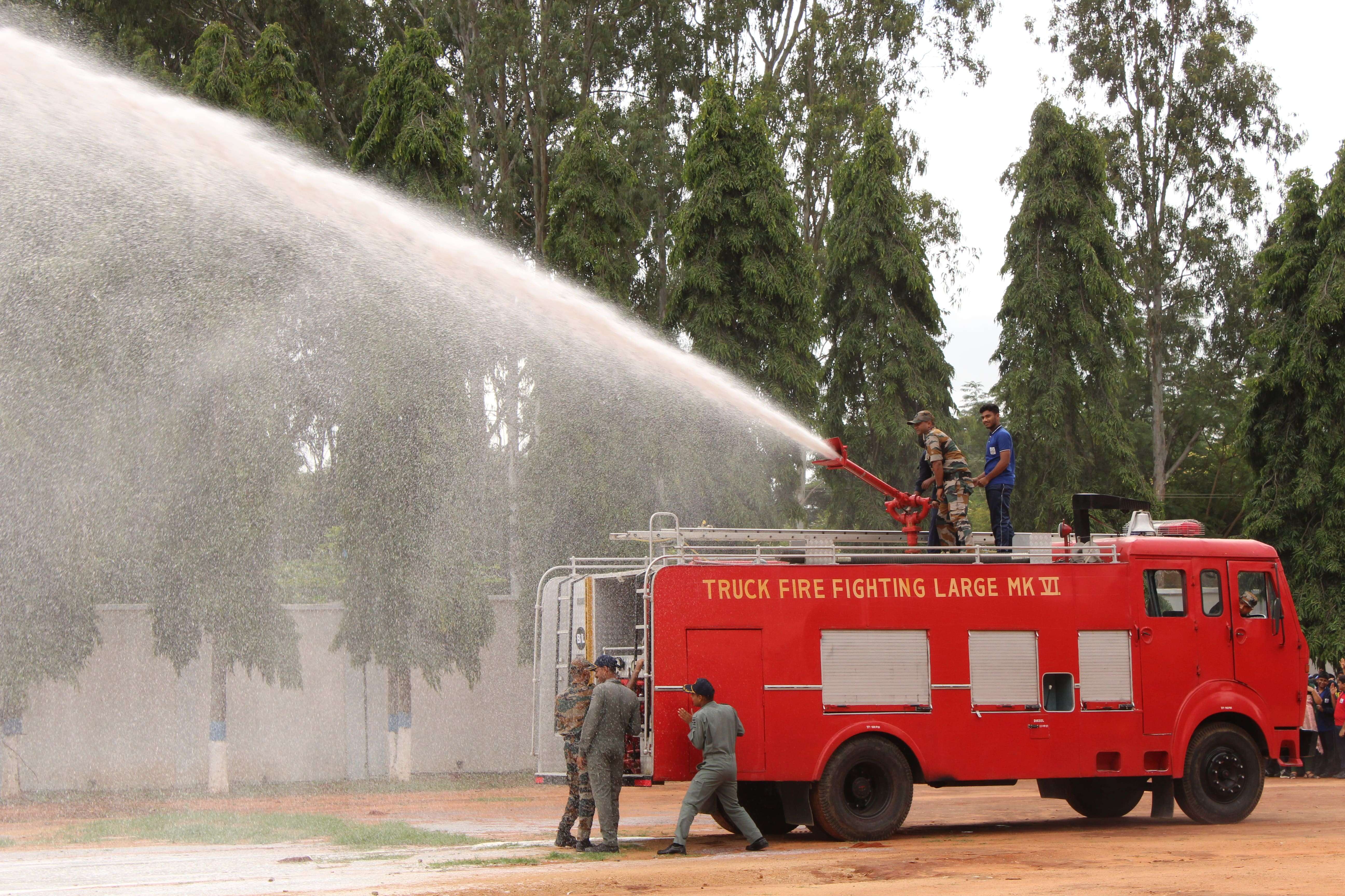 Fire Safety Awareness Program - Airforce School Yelahanka