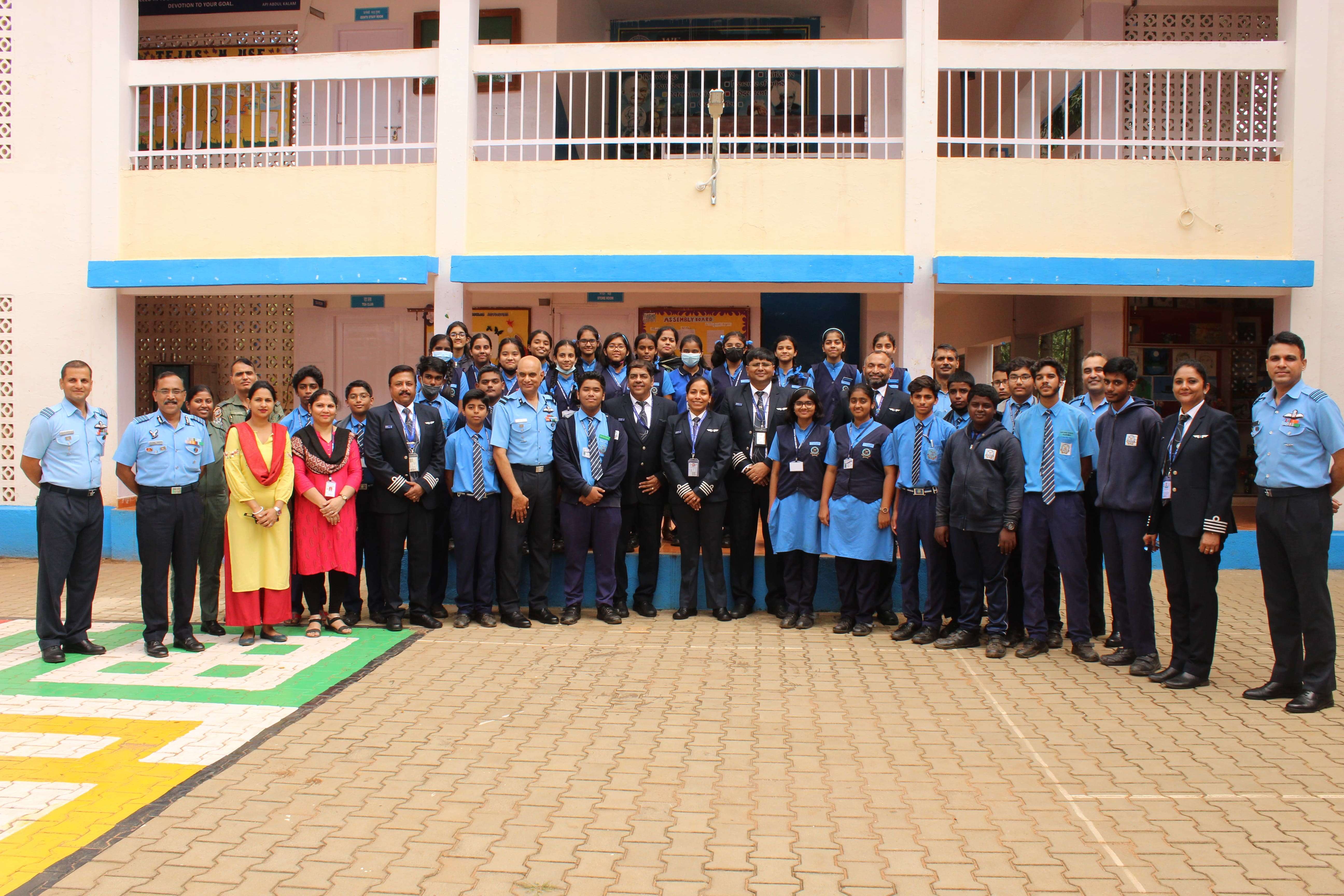 INDIGO - Sharing Aviation Career Experience  - Airforce School Yelahanka