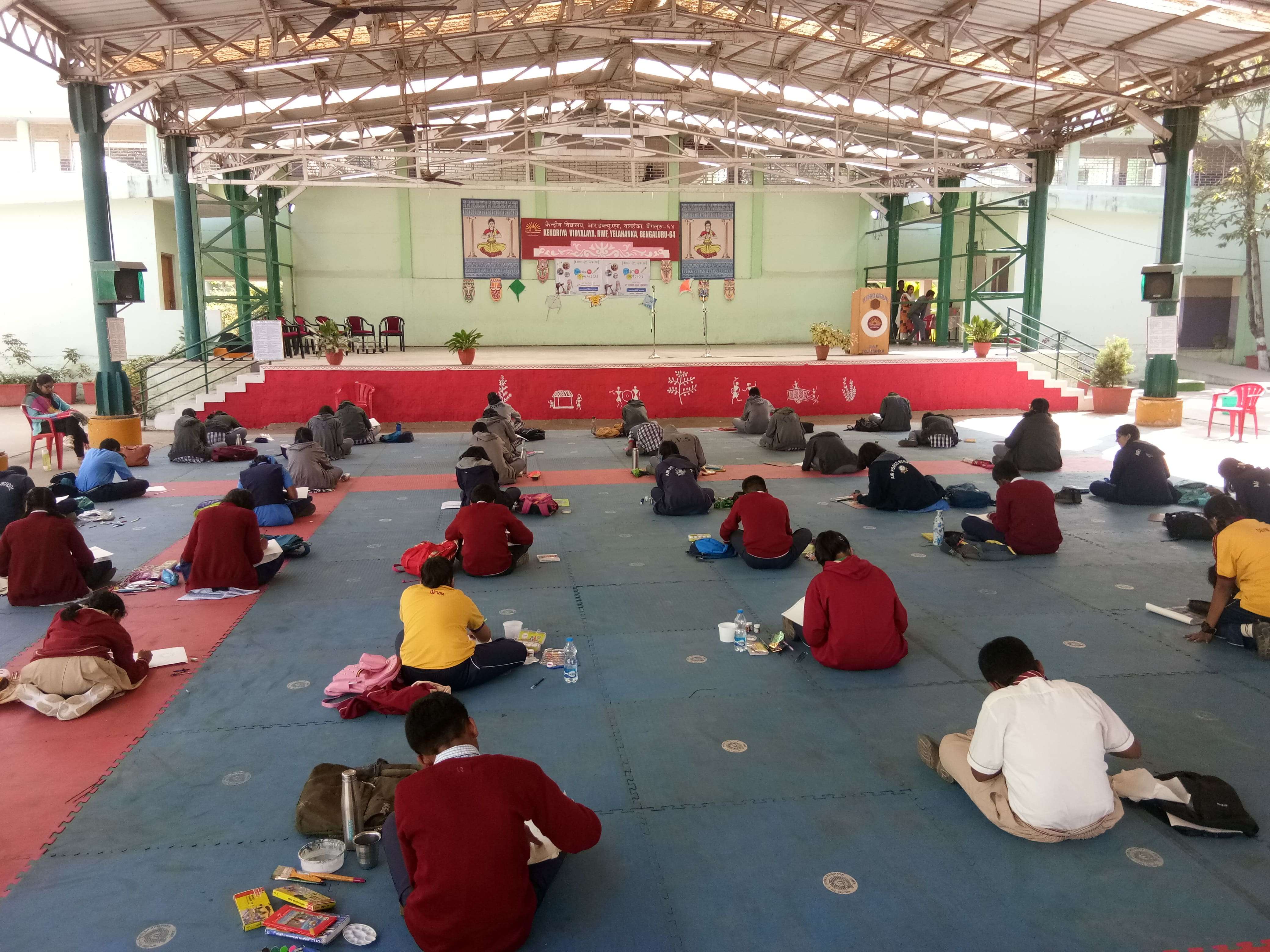 Drawing Competition - Kendriya Vidyalaya Songatan   - Airforce School Yelahanka